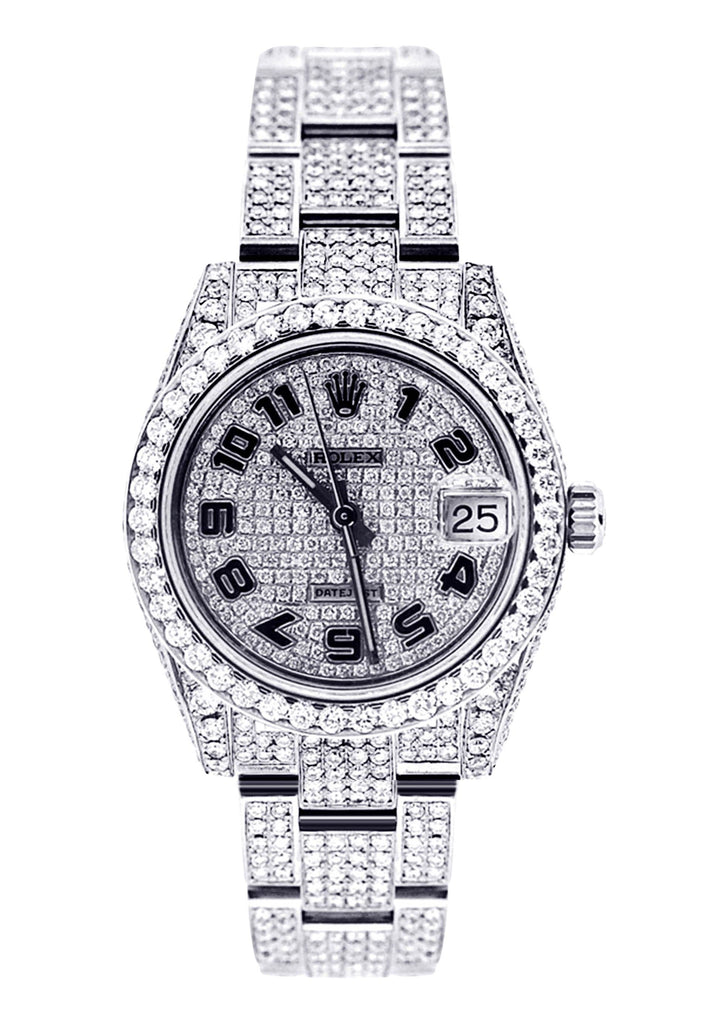 Rolex Datejust Watch For Women | Stainless Steel | 31 Mm Women High Watch FrostNYC 