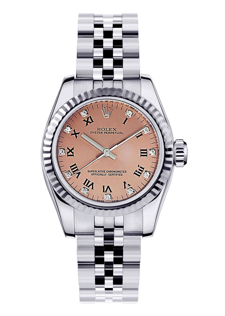 Rolex Oyster Perpetual Watch For Women | Stainless Steel | 31 Mm Women High Watch FrostNYC 