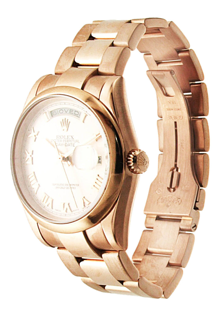 Rolex Day-Date | 18K Pink Gold | 36 Mm Mens Watch FrostNYC 