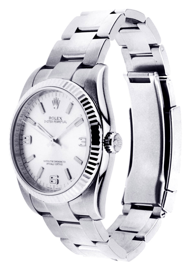 Rolex Oyster Perpetual No Date | Stainless Steel | 36 Mm Mens Watch FrostNYC 