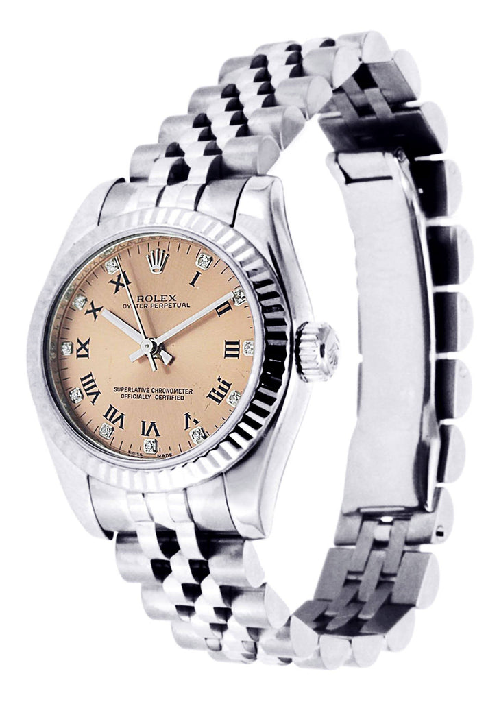 Rolex Oyster Perpetual Watch For Women | Stainless Steel | 31 Mm Women High Watch FrostNYC 