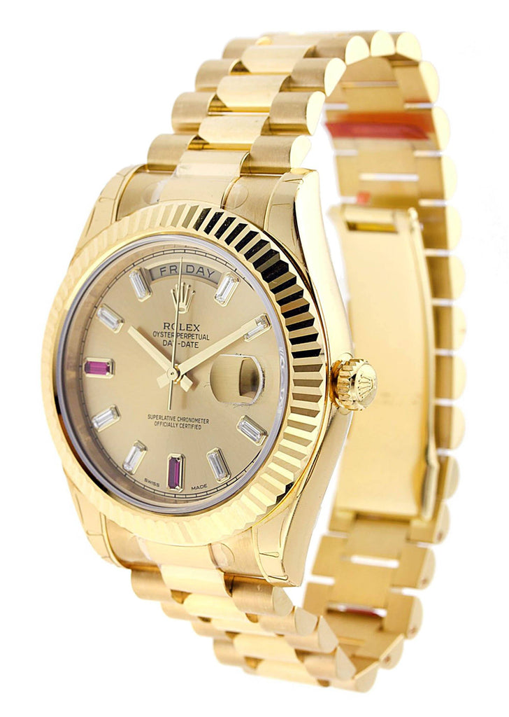 Rolex Day-Date 2 | 18K Yellow Gold | 41 Mm Mens Watch FrostNYC 