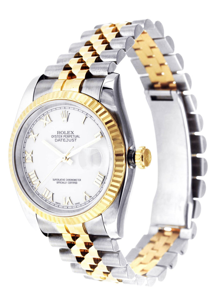 Rolex Datejust | 18K Yellow Gold | 36 Mm Mens Watch FrostNYC 