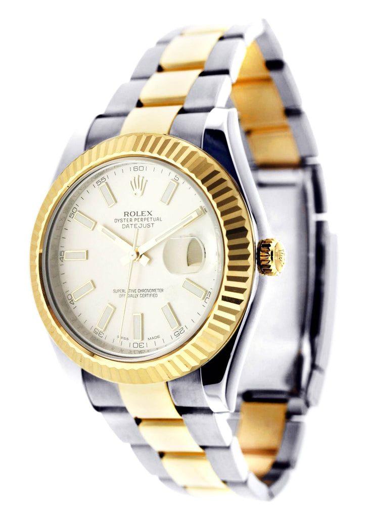 Rolex Datejust 2 | 18K Yellow Gold | 41 Mm Mens Watch FrostNYC 