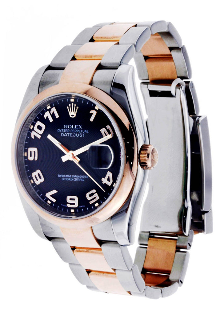 Rolex Datejust | 18K Pink Gold | 36 Mm Mens Watch FrostNYC 