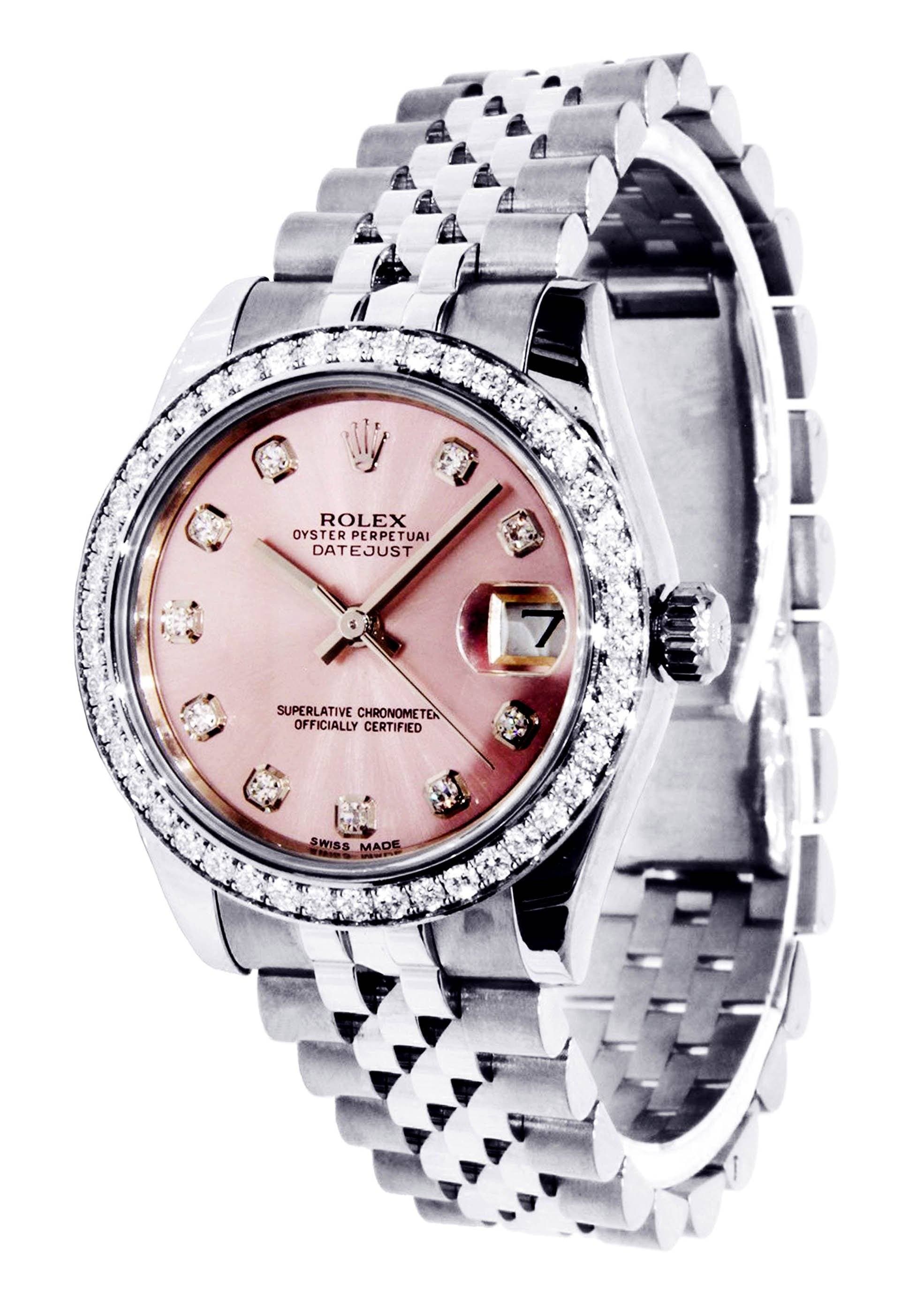 ROLEX レディース 時計 クオーツ Rolex Datejust Watch For Women | Stainless Steel | 31 Mm
