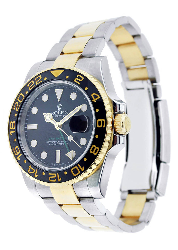 Rolex Gmt Master 2 | 18K Yellow Gold | 40 Mm Mens Watch FrostNYC 