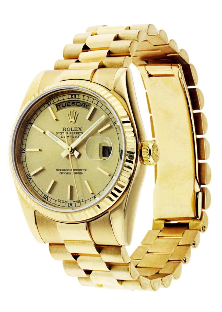 Rolex Day-Date | 18K Yellow Gold | 36 Mm Mens Watch FrostNYC 