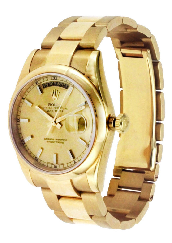 Rolex Day-Date | 18K Yellow Gold | 36 Mm Mens Watch FrostNYC 