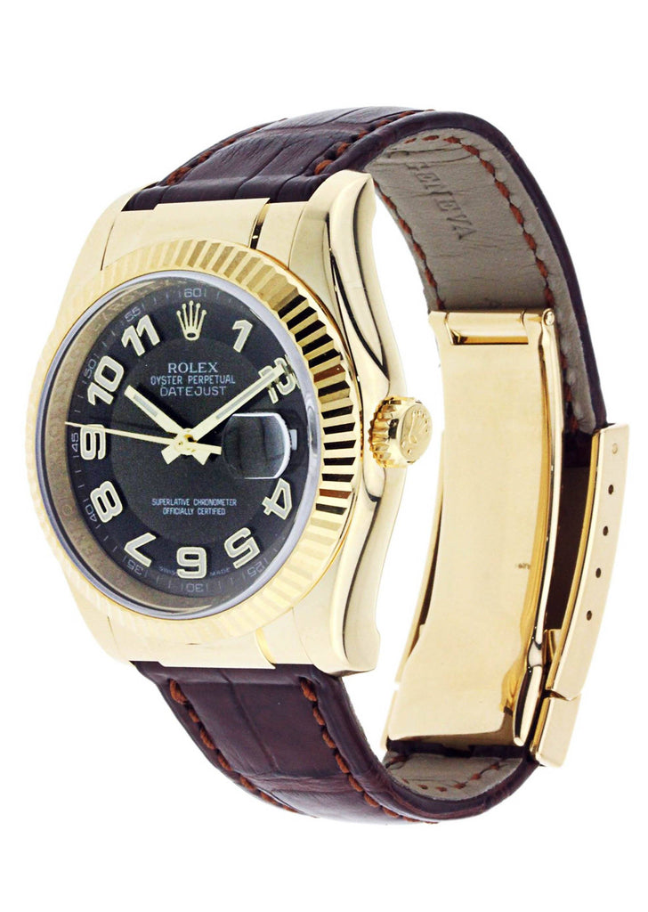 Rolex Datejust | 18K Yellow Gold | 36 Mm Mens Watch FrostNYC 