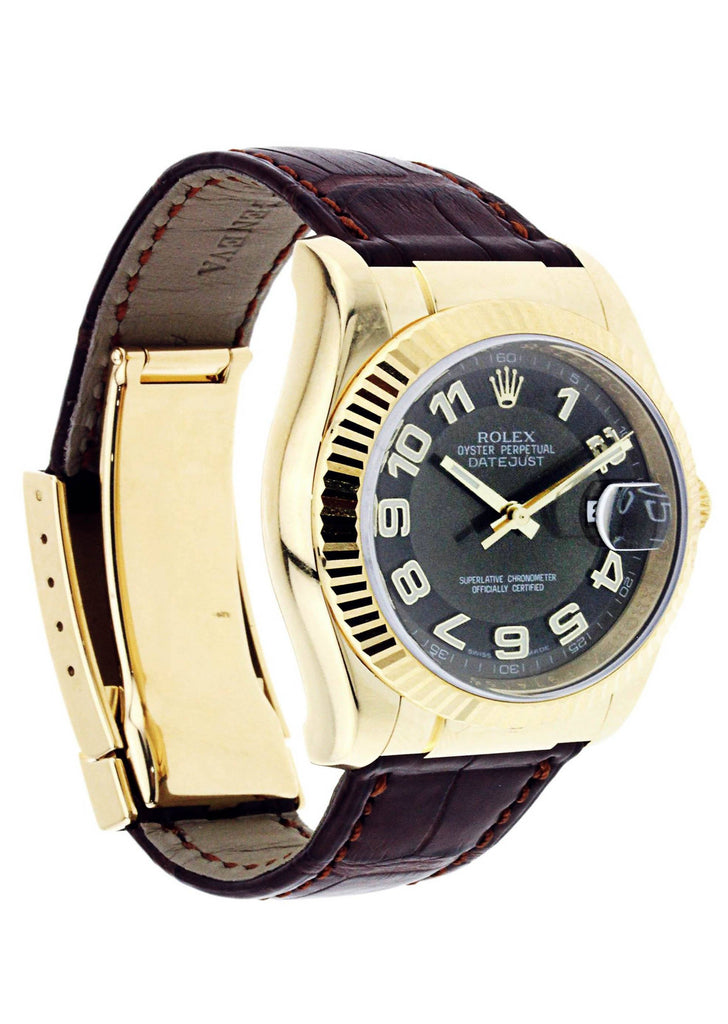 Rolex Datejust | 18K Yellow Gold | 36 Mm Mens Watch FrostNYC 