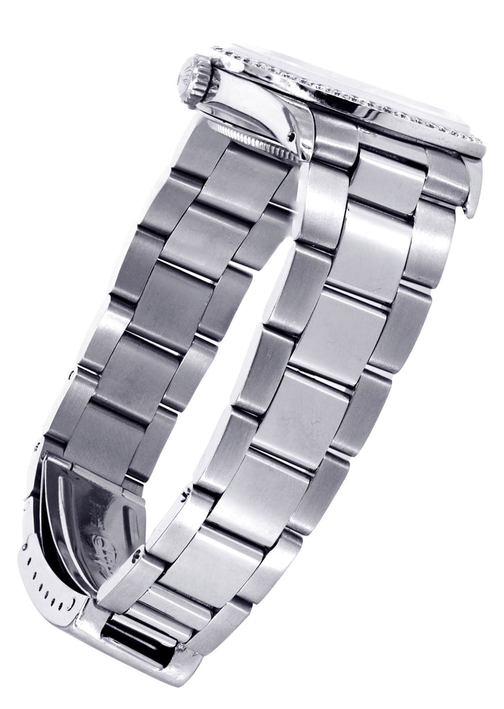 Rolex Date | Stainless Steel | 34 Mm Mens Watch FrostNYC 