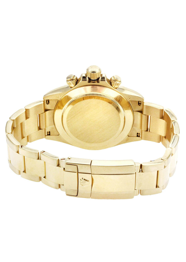 Rolex Daytona | 18K Yellow Gold | 40 Mm Mens Watch FrostNYC 