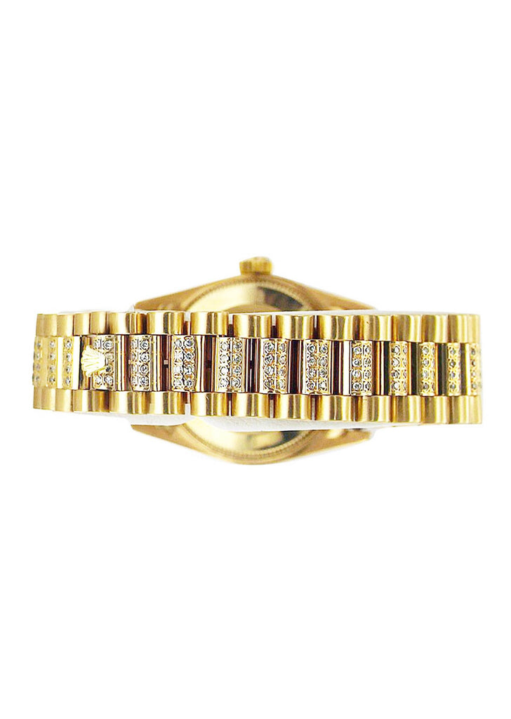 Rolex Datejust Watch For Women | Yellow Gold | 31 Mm Women High Watch FrostNYC 