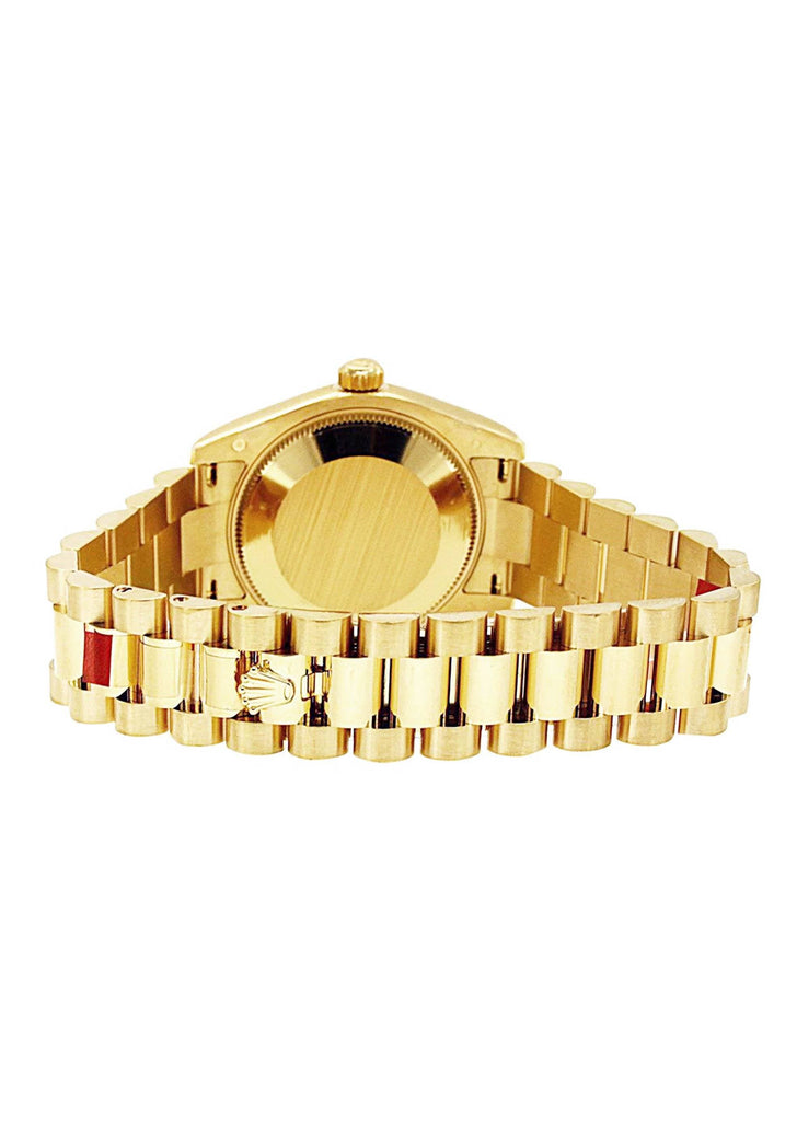 Rolex Datejust Watch For Women | 18K Yellow Gold | 31 Mm Women High Watch FrostNYC 