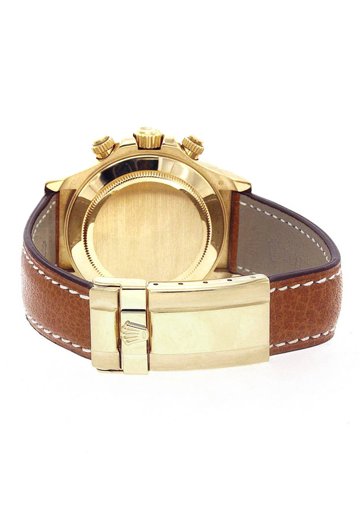 Rolex Daytona | 18K Yellow Gold | 40 Mm Mens Watch FrostNYC 