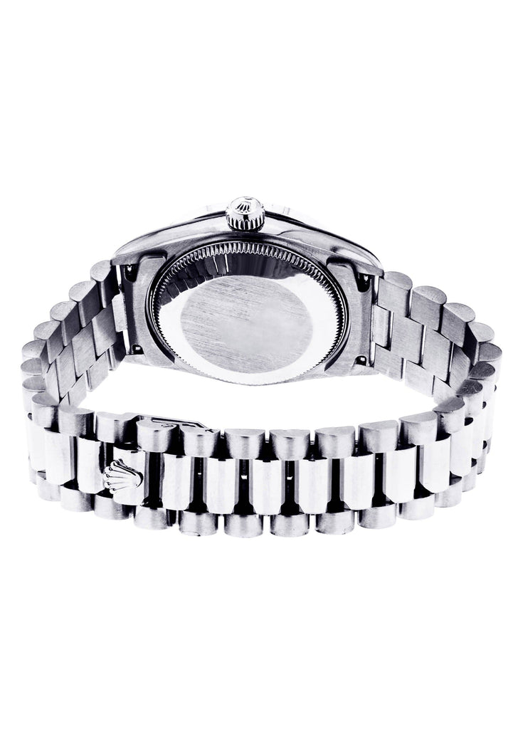 Rolex Datejust Watch For Women | 18K White Gold Women High Watch FrostNYC 