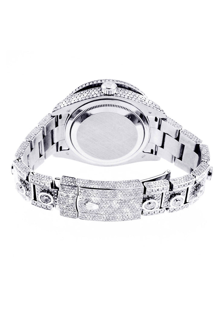 Diamond Rolex Sky Dweller | 18K White Gold | 42 Mm Mens Watch FrostNYC 