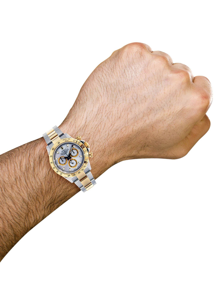 Rolex Daytona | 18K Yellow Gold | 40 Mm Mens Watch FrostNYC 