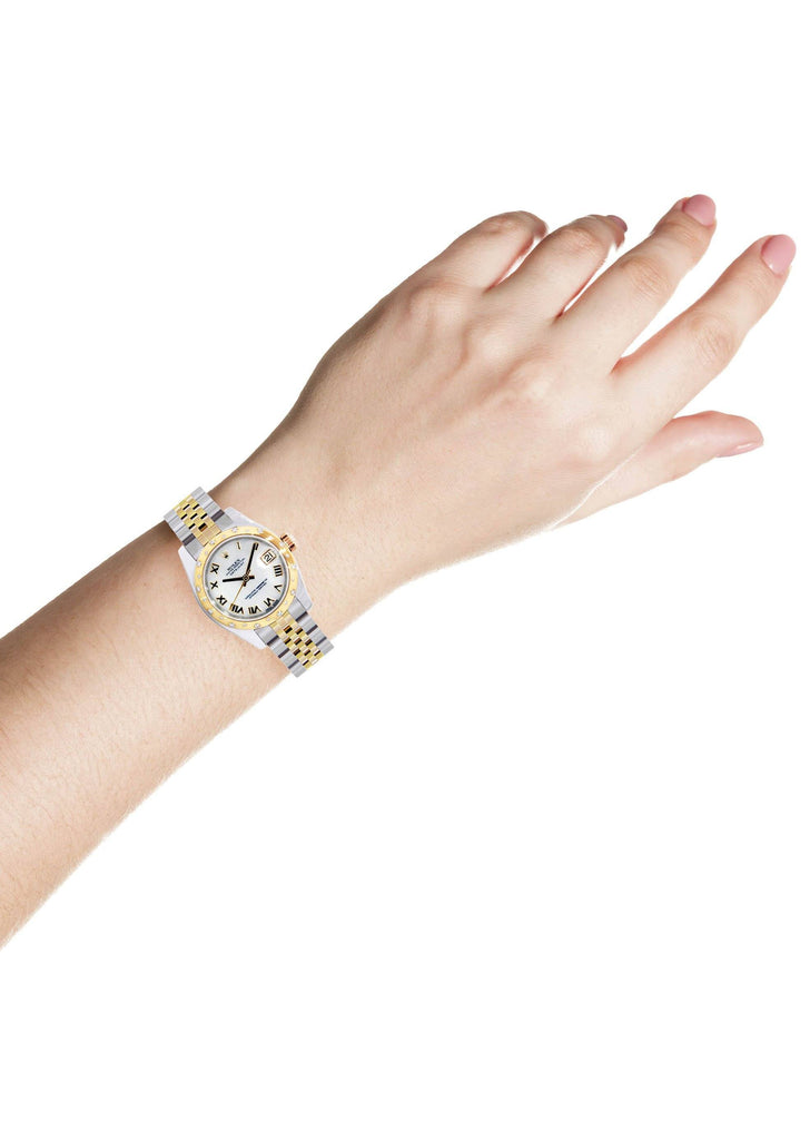 Rolex Datejust Watch For Women | Two Tone | 31 Mm Women High Watch FrostNYC 