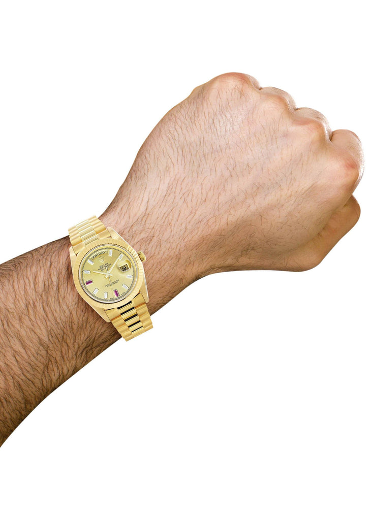 Rolex Day-Date 2 | 18K Yellow Gold | 41 Mm Mens Watch FrostNYC 