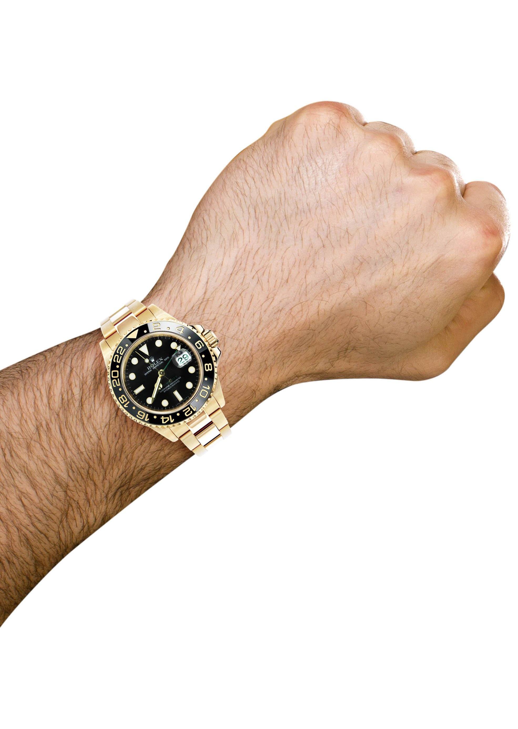 Rolex Gmt-Master 18K Yellow Gold 40 Mm