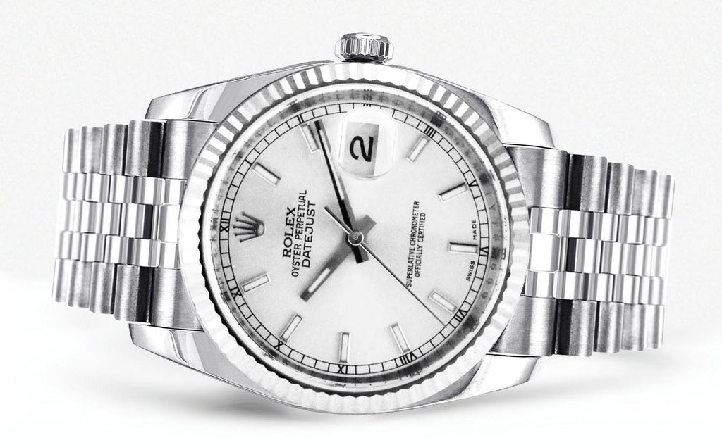 Rolex Datejust | Stainless Steel | 36 Mm Mens Watch FrostNYC 