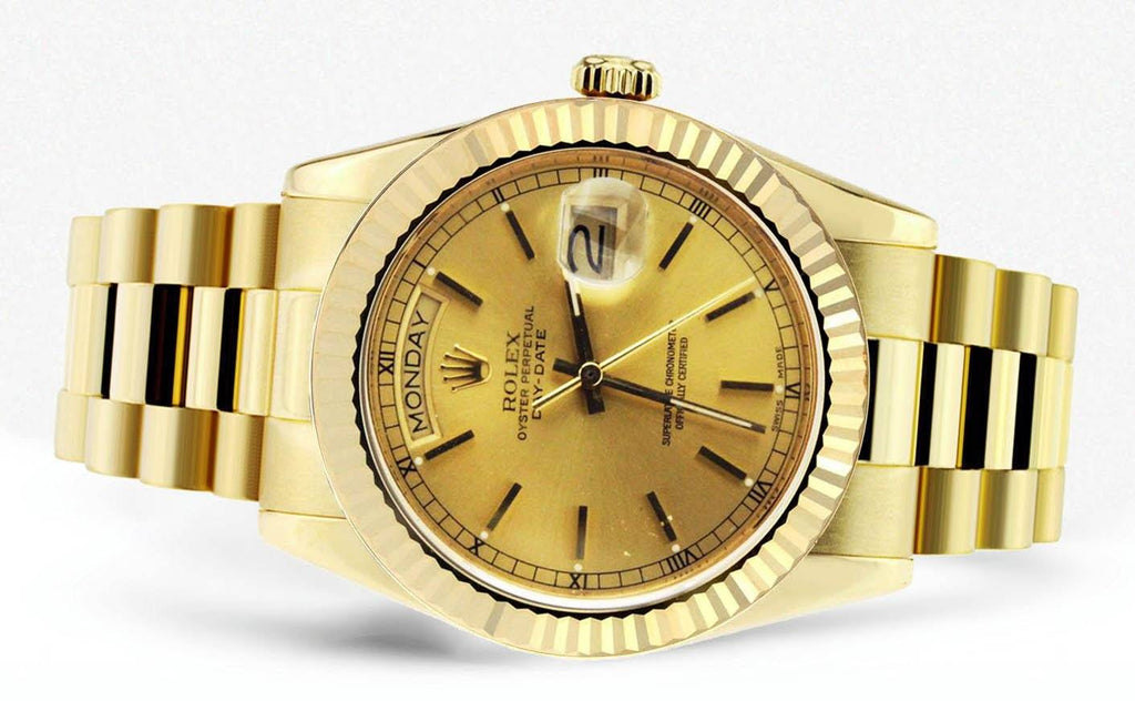 Rolex Day-Date 2 | 18K Yellow Gold | 41 Mm Mens Watch FrostNYC 