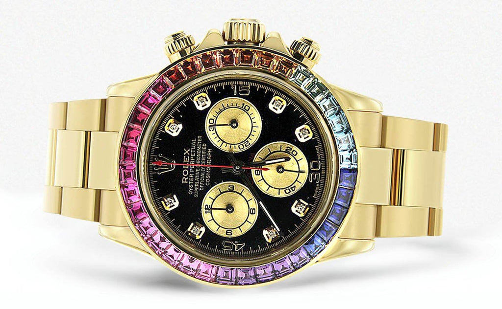 Rolex Daytona | Colored Sapphire | 40 Mm Mens Watch FrostNYC 