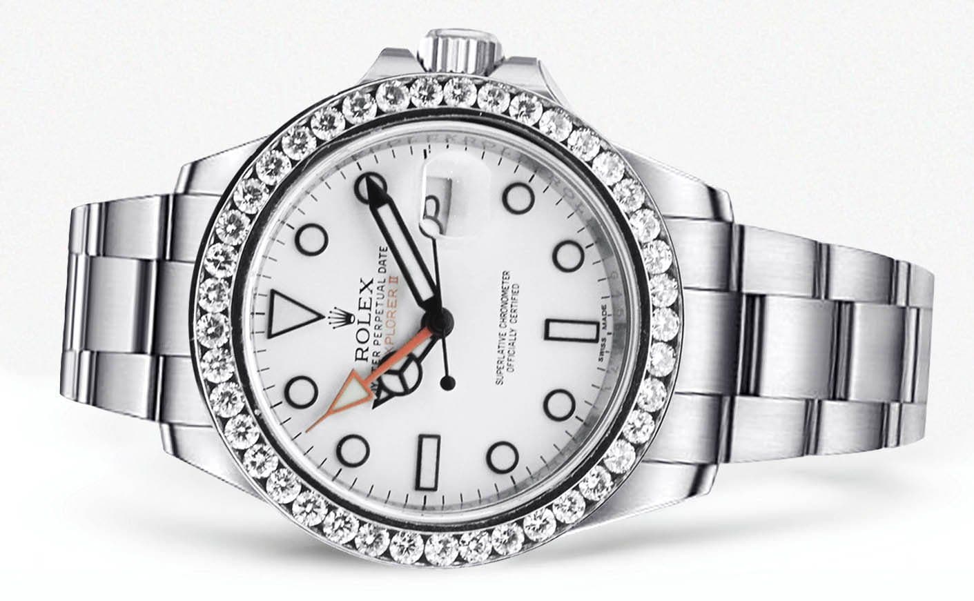 HD Scratch-Resistant Crystal Protector For Rolex Explorer II With Date Window & Bezel Cover