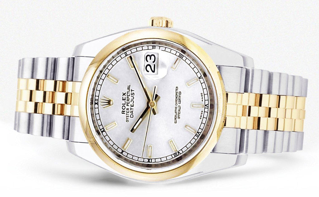 Rolex Datejust | 18K Yellow Gold | 36 Mm Mens Watch FrostNYC 