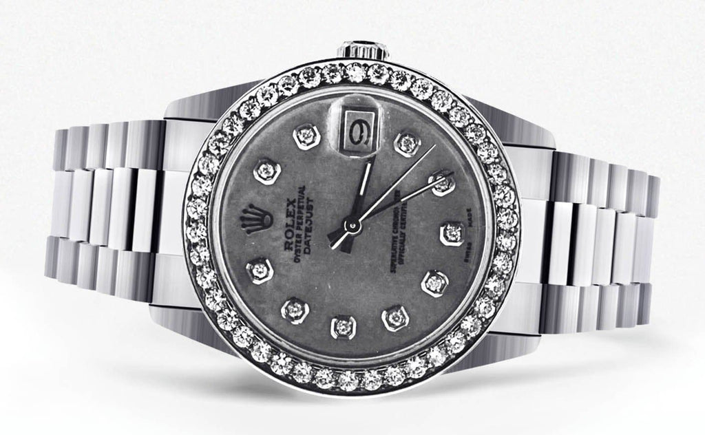 Rolex Datejust Presidential Watch For Women | 18K White Gold | 31 Mm Women High Watch FrostNYC 