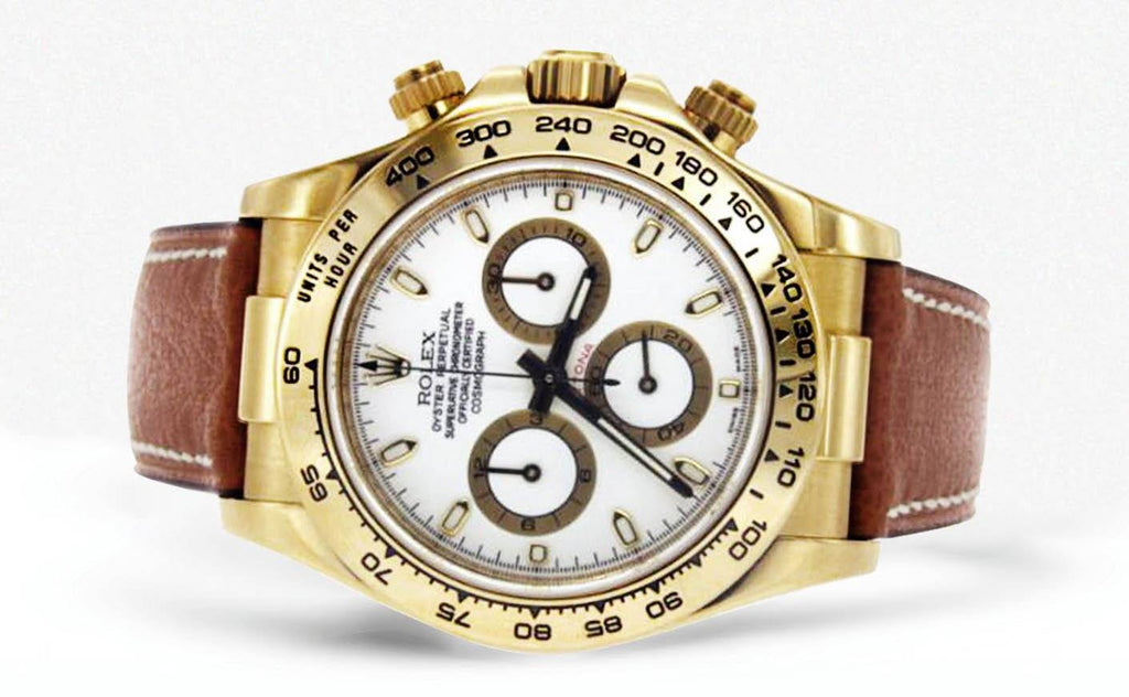 Rolex Daytona | 18K Yellow Gold | 40 Mm Mens Watch FrostNYC 