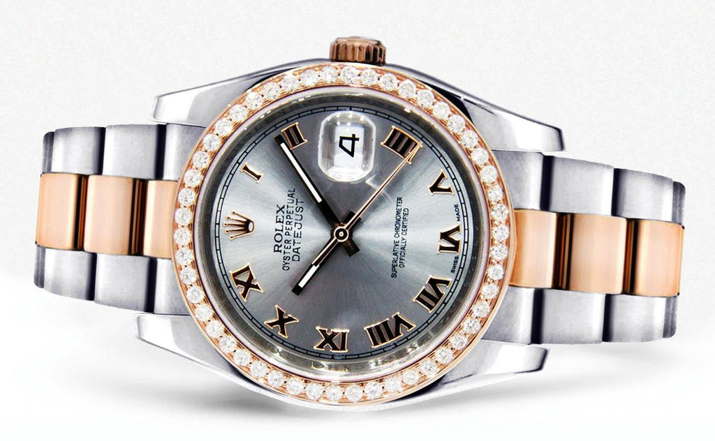 Rolex Datejust | 18K Pink Gold | 36 Mm Mens Watch FrostNYC 