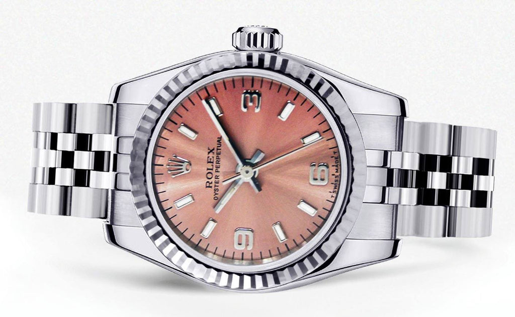 Rolex Oyster Perpetual Watch For Women | Stainless Steel | 26 Mm Women High Watch FrostNYC 