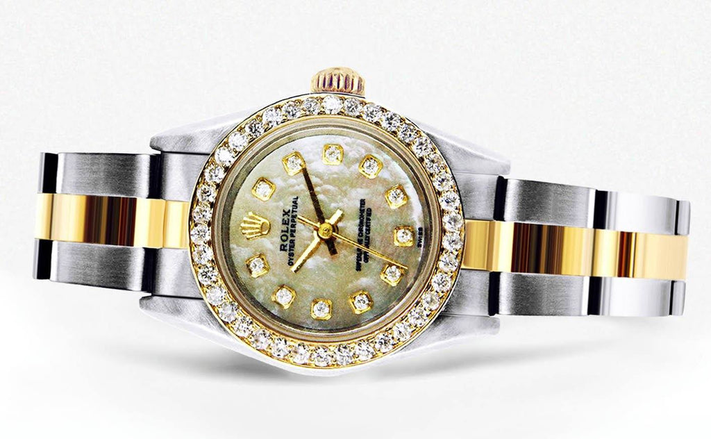 Rolex Oyster Perpetual Watch For Women | Two Tone | 26 Mm Women High Watch FrostNYC 