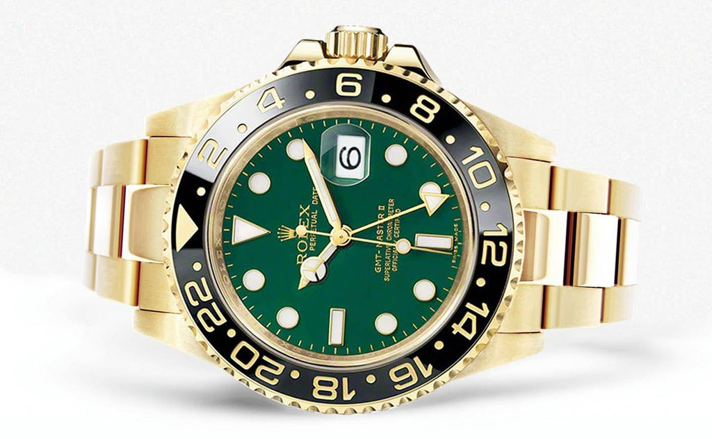 Rolex Gmt-Master 2 | 18K Yellow Gold | 40 Mm Mens Watch FrostNYC 