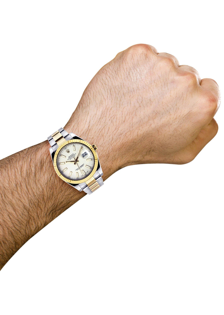 Rolex Datejust 2 | 18K Yellow Gold | 41 Mm Mens Watch FrostNYC 