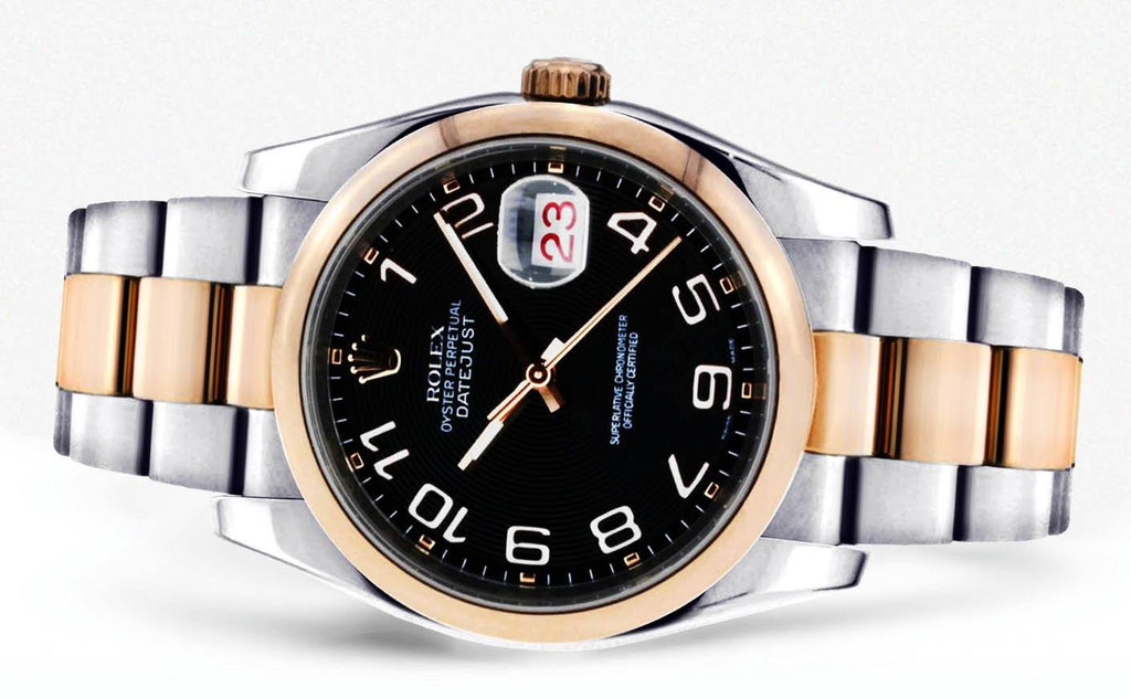 Rolex Datejust | 18K Pink Gold | 36 Mm Mens Watch FrostNYC 