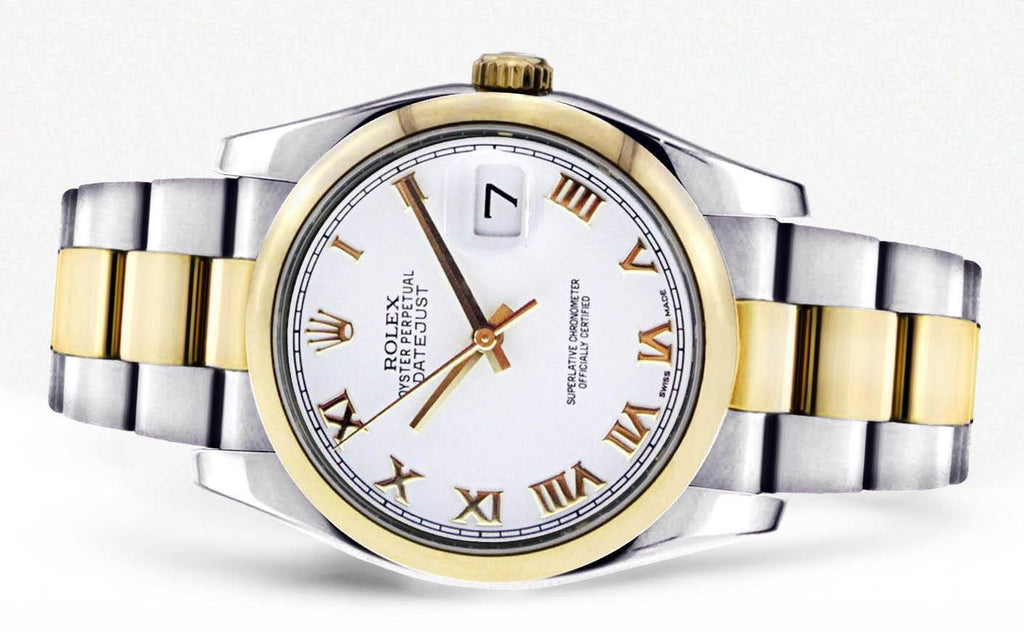 Rolex Datejust | 18K Yellow Gold | 36 Mm Mens Watch FrostNYC 