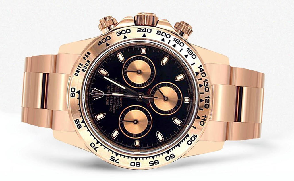 Rolex Daytona | Rose Gold | 40 Mm Mens Watch FrostNYC 