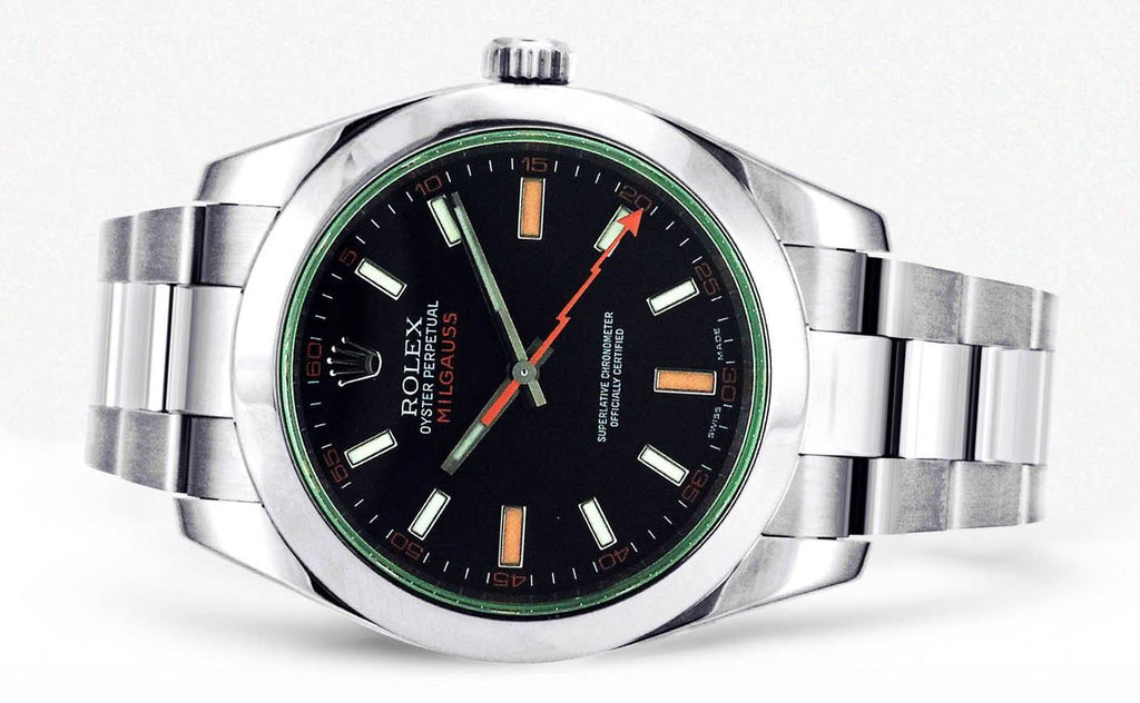 Rolex Milgauss | Stainless Steel | 40 Mm Mens Watch FrostNYC 