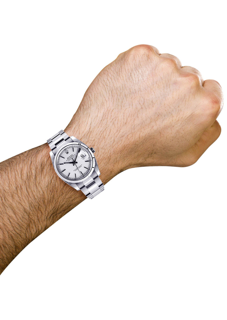 Rolex Datejust | Stainless Steel | 36 Mm Mens Watch FrostNYC 