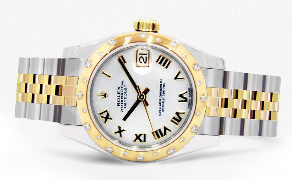 Rolex Datejust Watch For Women | Two Tone | 31 Mm Women High Watch FrostNYC 