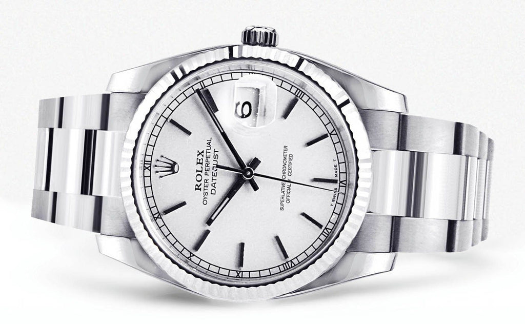 Rolex Datejust | Stainless Steel | 36 Mm Mens Watch FrostNYC 