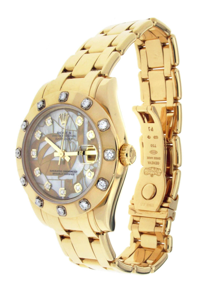 Rolex Pearlmaster | 18K Yellow Gold | 34 Mm Mens Watch FrostNYC 