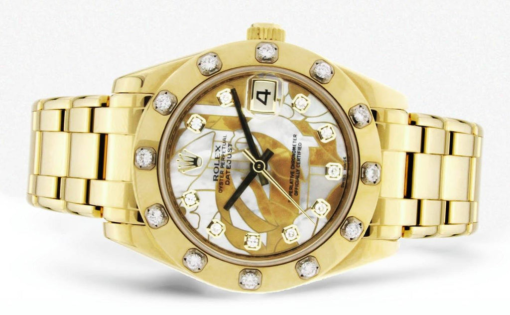 Rolex Pearlmaster | 18K Yellow Gold | 34 Mm Mens Watch FrostNYC 