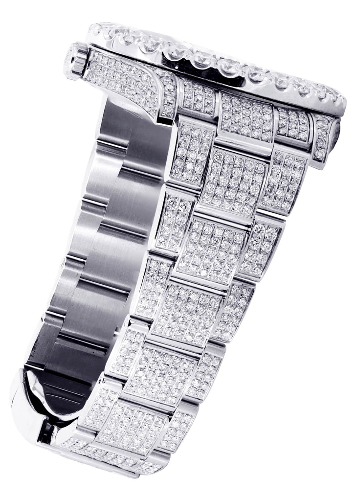 Diamond Rolex Datejust 41 | Custom Diamond Dial | Stainless Steel | 19.5 Carats MENS GOLD WATCH Rolex 