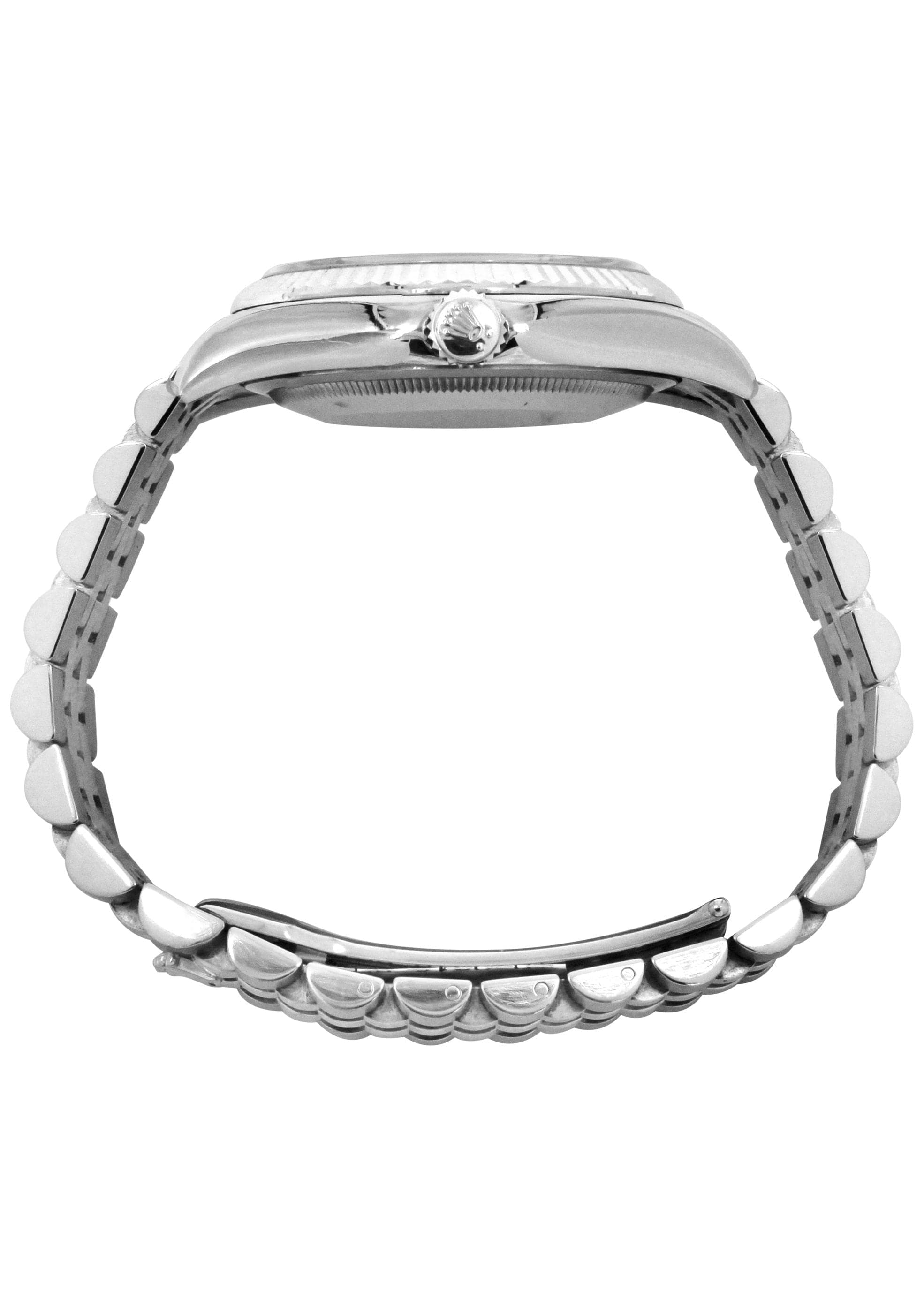 116200 | Hidden Clasp | Rolex Datejust Watch | 36Mm | Red Dial | Jubil