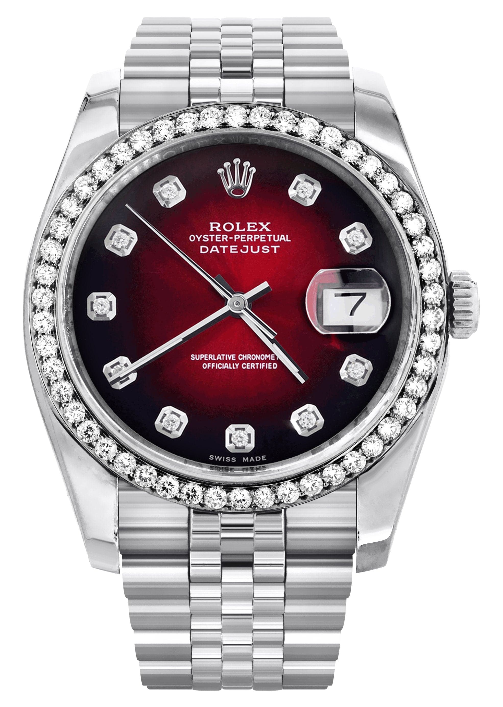 116200 Versteckter Verschluss Rolex Datejust Uhr 36 mm